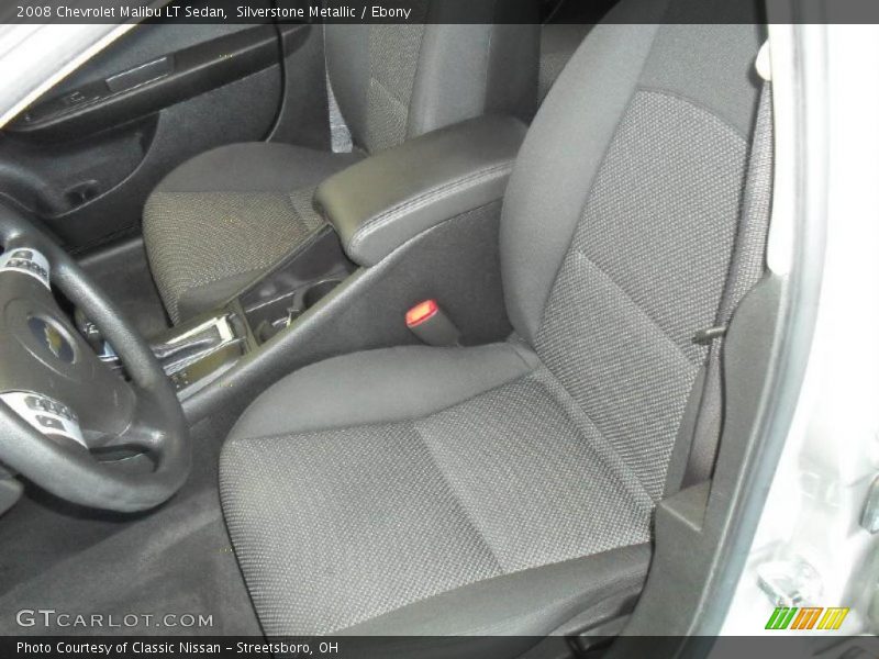 Silverstone Metallic / Ebony 2008 Chevrolet Malibu LT Sedan