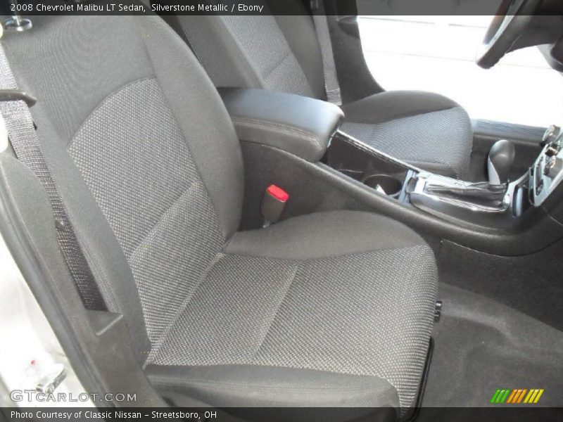 Silverstone Metallic / Ebony 2008 Chevrolet Malibu LT Sedan