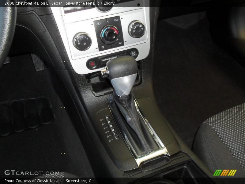Silverstone Metallic / Ebony 2008 Chevrolet Malibu LT Sedan