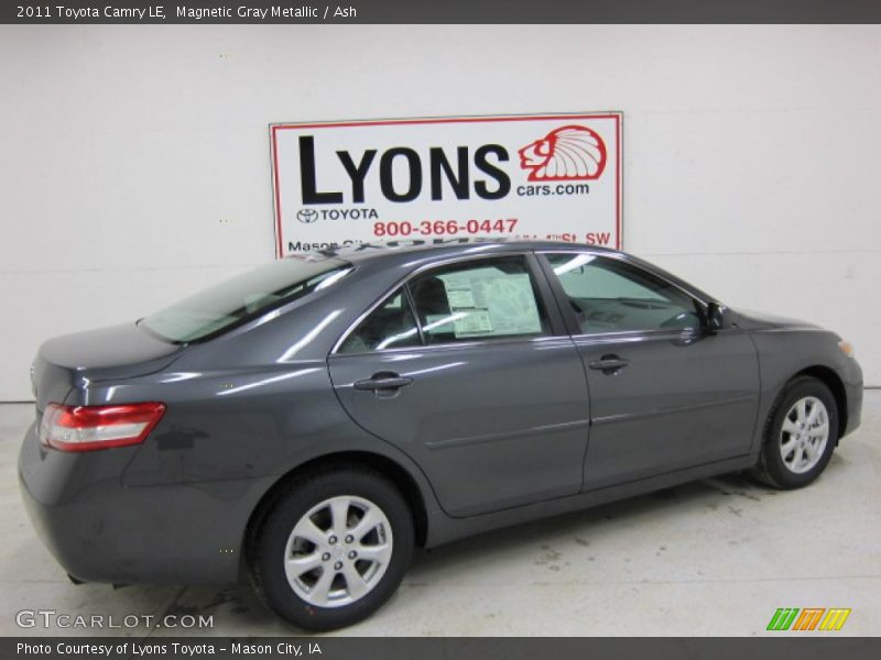 Magnetic Gray Metallic / Ash 2011 Toyota Camry LE