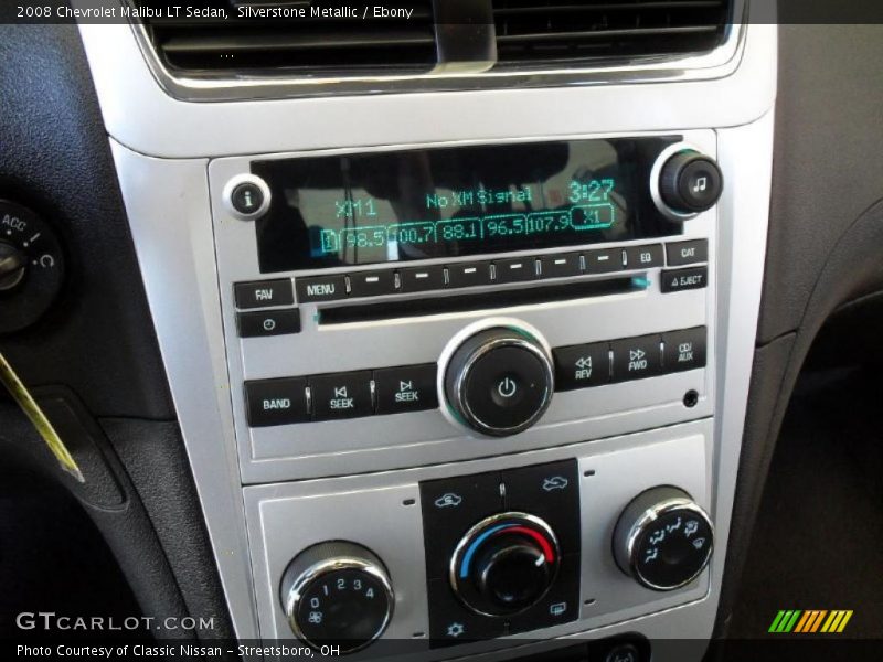 Silverstone Metallic / Ebony 2008 Chevrolet Malibu LT Sedan