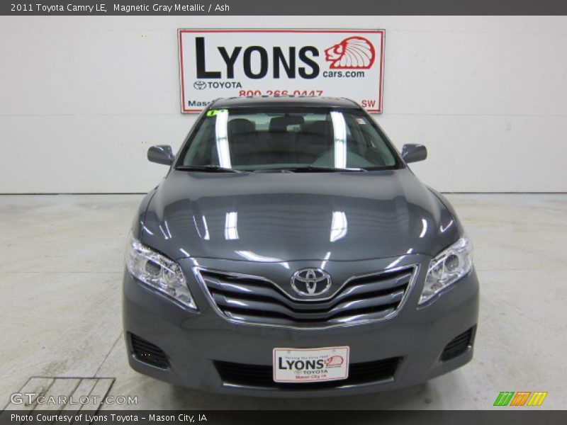 Magnetic Gray Metallic / Ash 2011 Toyota Camry LE