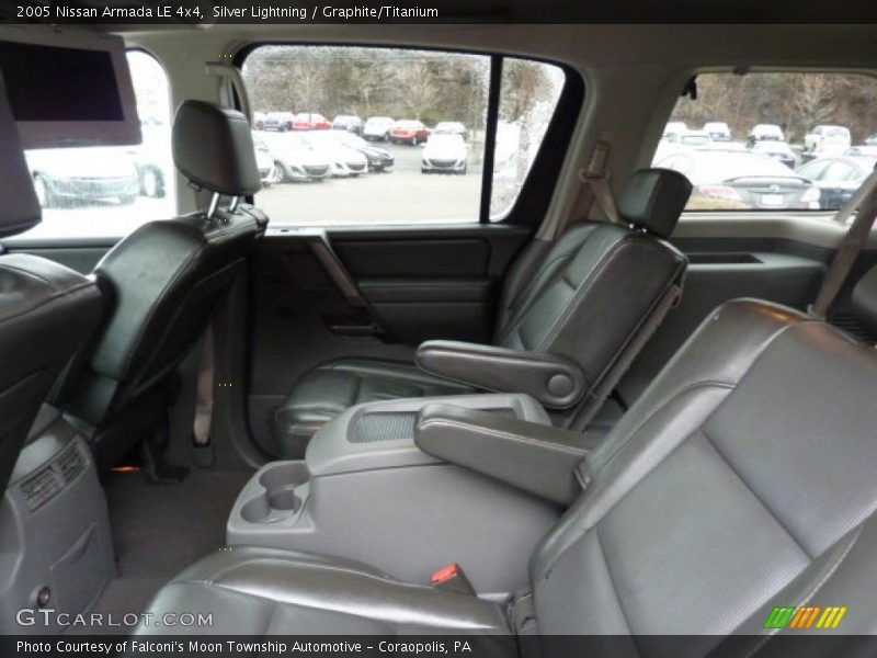 Silver Lightning / Graphite/Titanium 2005 Nissan Armada LE 4x4