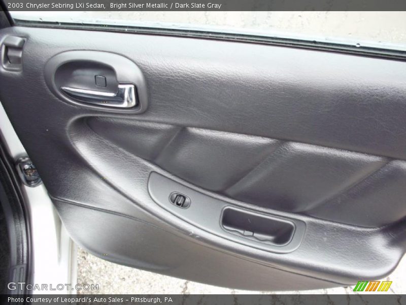 Bright Silver Metallic / Dark Slate Gray 2003 Chrysler Sebring LXi Sedan