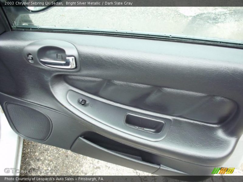 Bright Silver Metallic / Dark Slate Gray 2003 Chrysler Sebring LXi Sedan