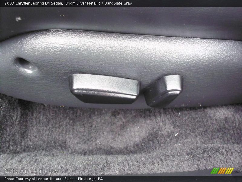 Bright Silver Metallic / Dark Slate Gray 2003 Chrysler Sebring LXi Sedan
