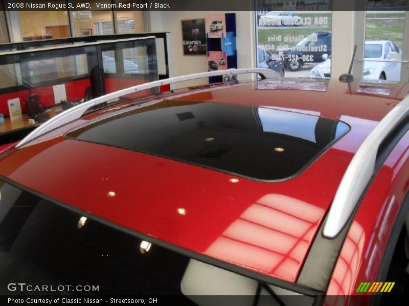 Venom Red Pearl / Black 2008 Nissan Rogue SL AWD