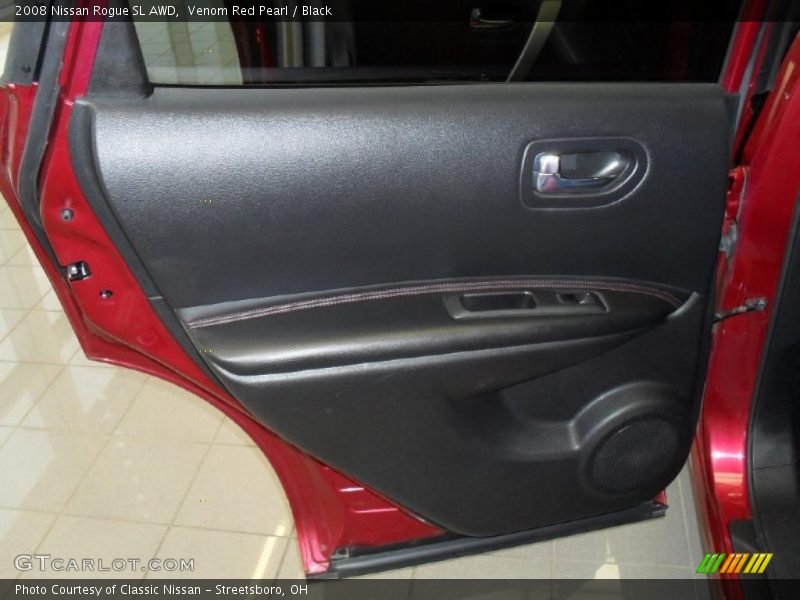 Venom Red Pearl / Black 2008 Nissan Rogue SL AWD