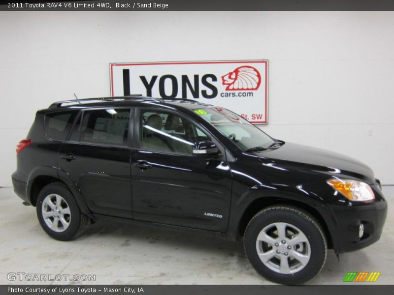Black / Sand Beige 2011 Toyota RAV4 V6 Limited 4WD