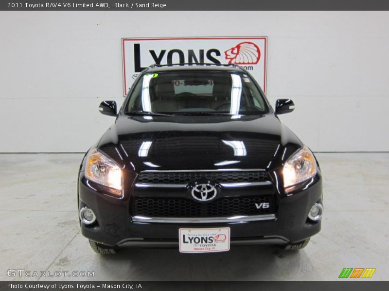 Black / Sand Beige 2011 Toyota RAV4 V6 Limited 4WD
