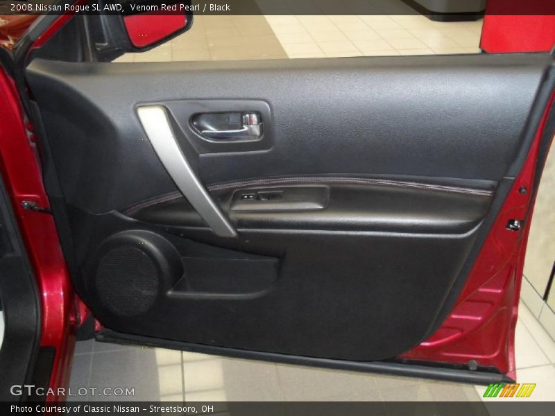 Venom Red Pearl / Black 2008 Nissan Rogue SL AWD