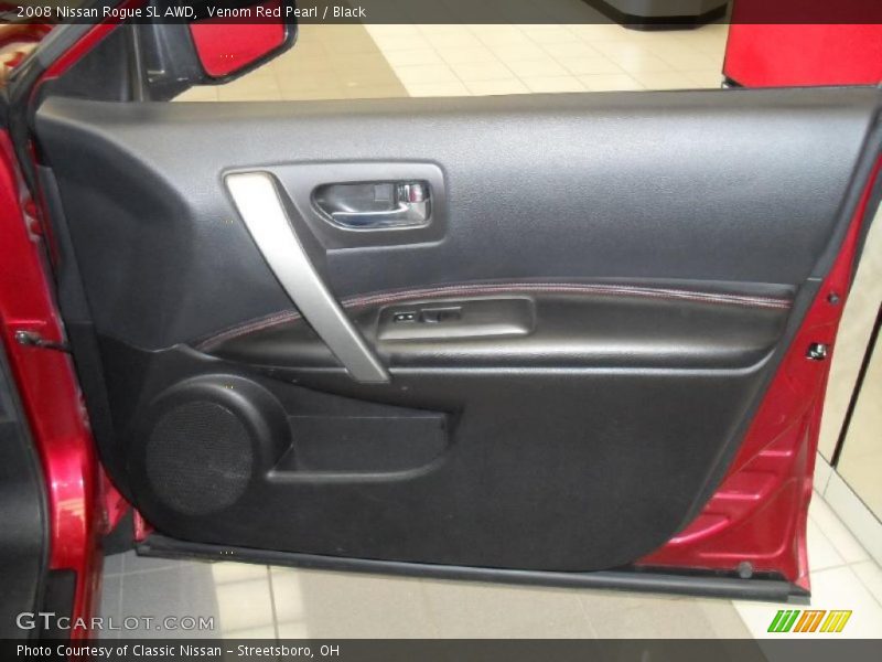 Venom Red Pearl / Black 2008 Nissan Rogue SL AWD