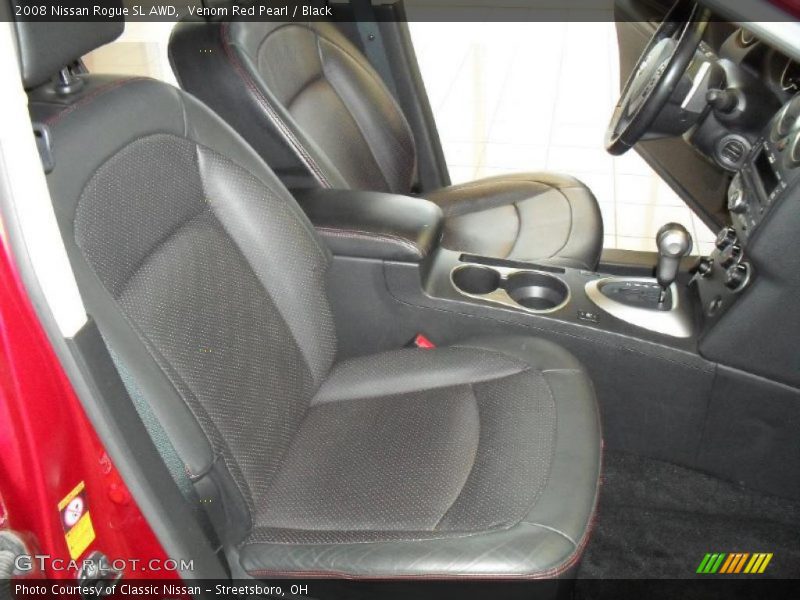 Venom Red Pearl / Black 2008 Nissan Rogue SL AWD