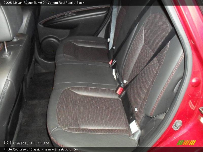 Venom Red Pearl / Black 2008 Nissan Rogue SL AWD