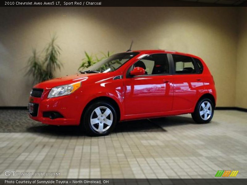 Sport Red / Charcoal 2010 Chevrolet Aveo Aveo5 LT