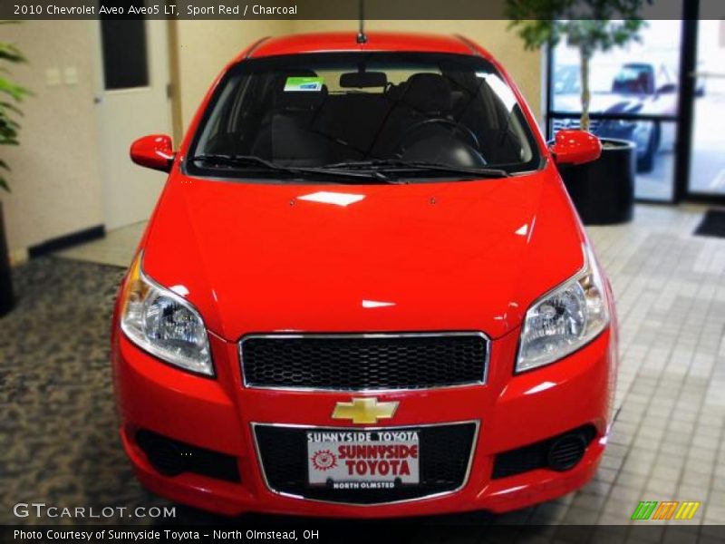 Sport Red / Charcoal 2010 Chevrolet Aveo Aveo5 LT