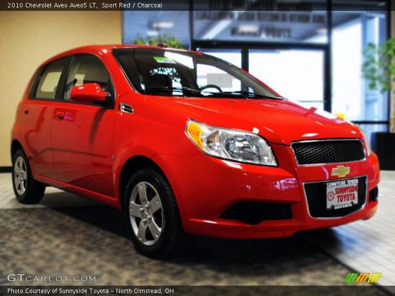 Sport Red / Charcoal 2010 Chevrolet Aveo Aveo5 LT