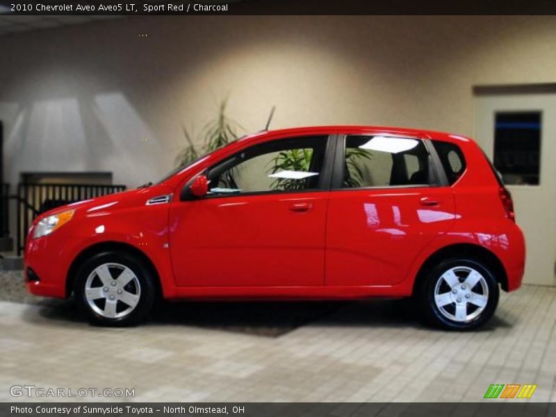 Sport Red / Charcoal 2010 Chevrolet Aveo Aveo5 LT
