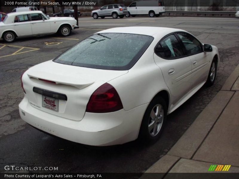 Ivory White / Ebony 2008 Pontiac Grand Prix Sedan