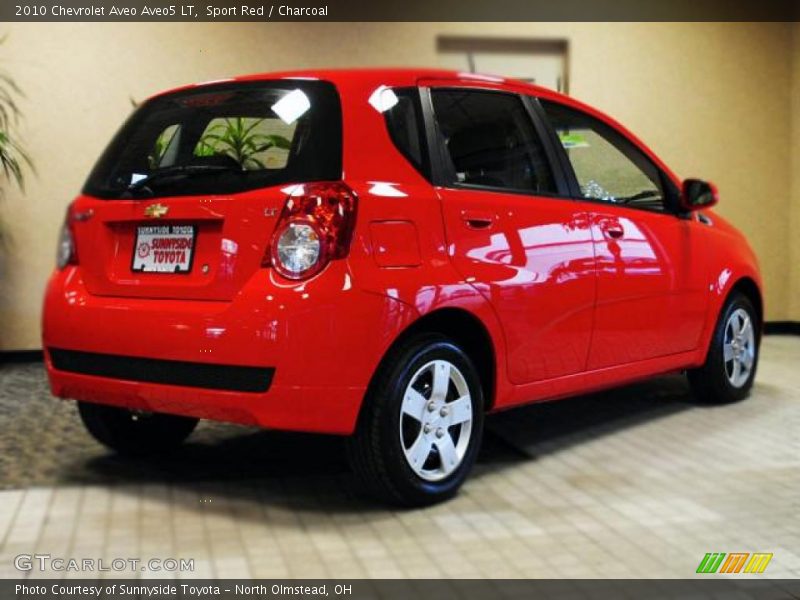 Sport Red / Charcoal 2010 Chevrolet Aveo Aveo5 LT