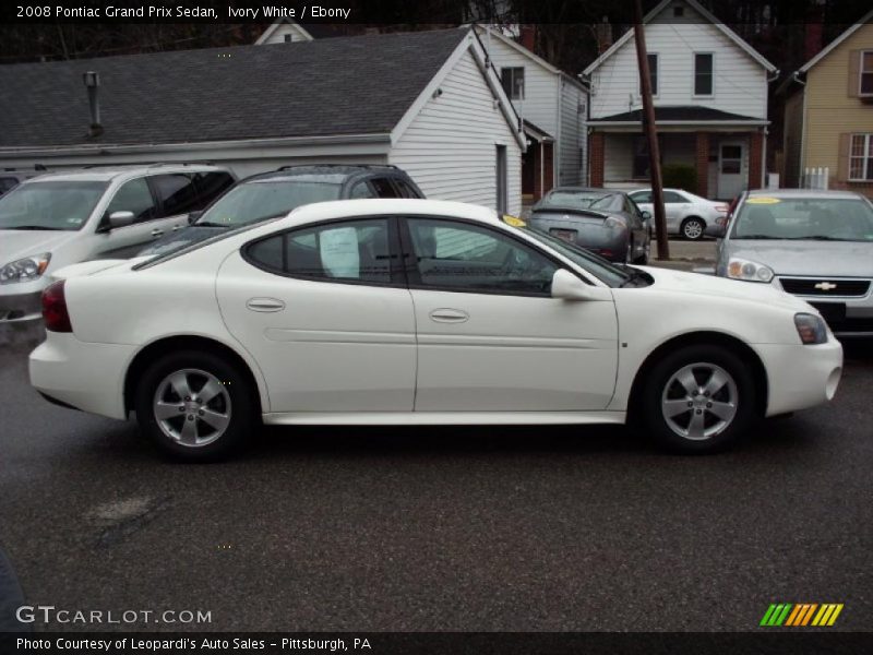 Ivory White / Ebony 2008 Pontiac Grand Prix Sedan