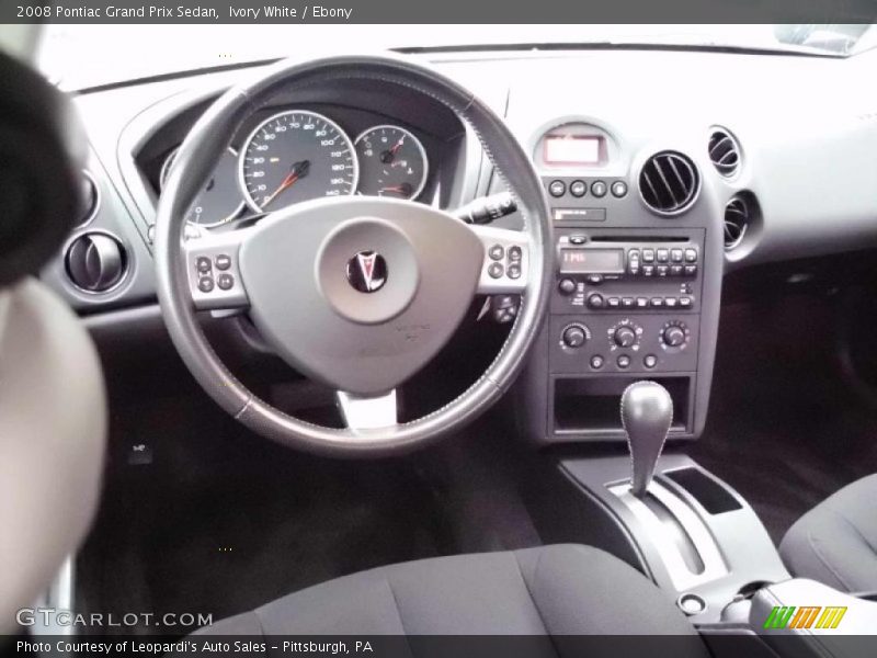 Ivory White / Ebony 2008 Pontiac Grand Prix Sedan