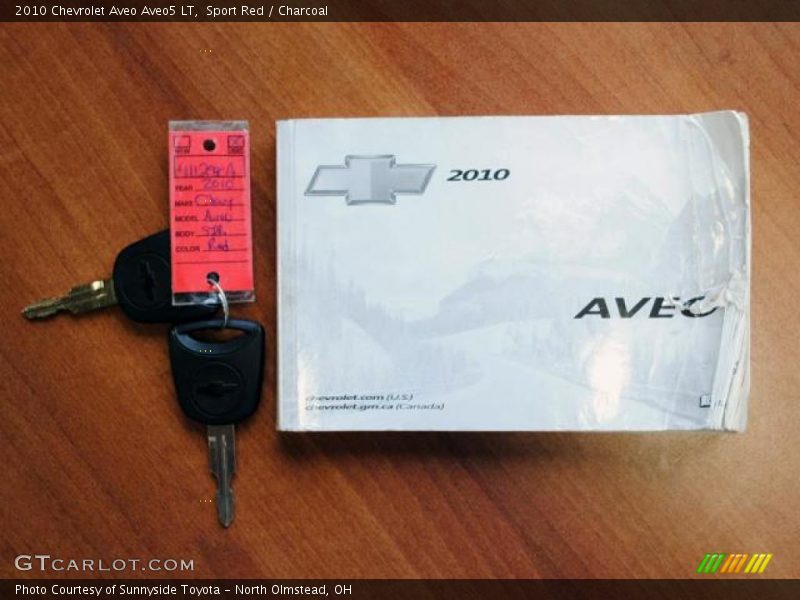 Sport Red / Charcoal 2010 Chevrolet Aveo Aveo5 LT