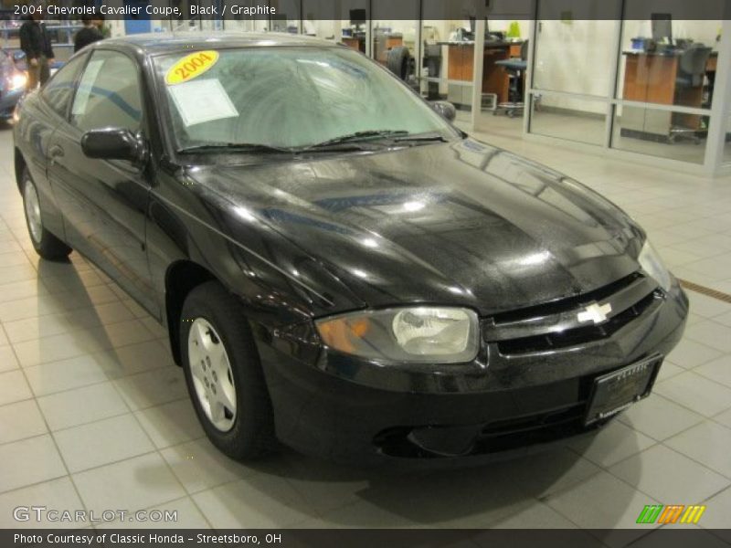 Black / Graphite 2004 Chevrolet Cavalier Coupe