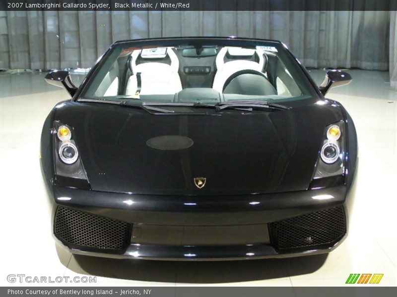 Black Metallic / White/Red 2007 Lamborghini Gallardo Spyder