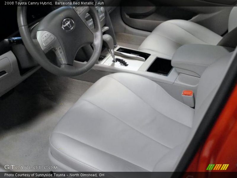 Barcelona Red Metallic / Ash 2008 Toyota Camry Hybrid