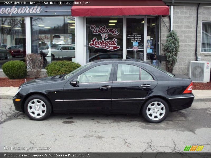 Black / Ash 2006 Mercedes-Benz C 280 4Matic Luxury