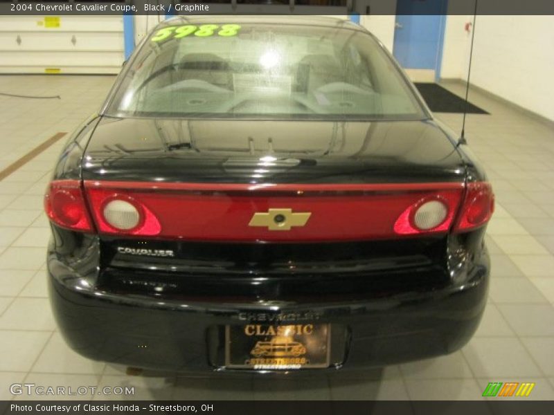 Black / Graphite 2004 Chevrolet Cavalier Coupe