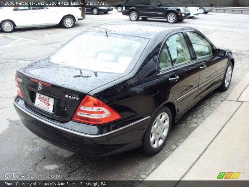 Black / Ash 2006 Mercedes-Benz C 280 4Matic Luxury