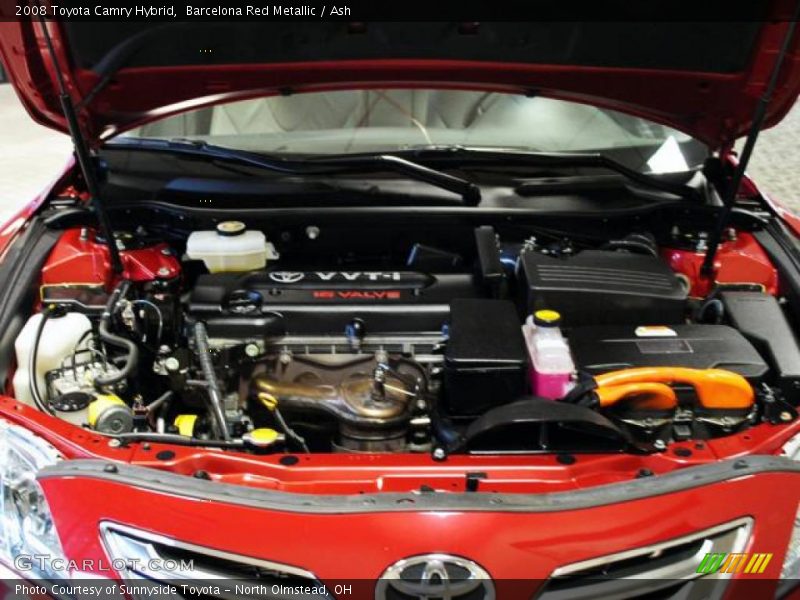 Barcelona Red Metallic / Ash 2008 Toyota Camry Hybrid