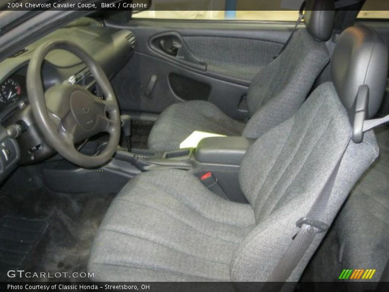 Black / Graphite 2004 Chevrolet Cavalier Coupe