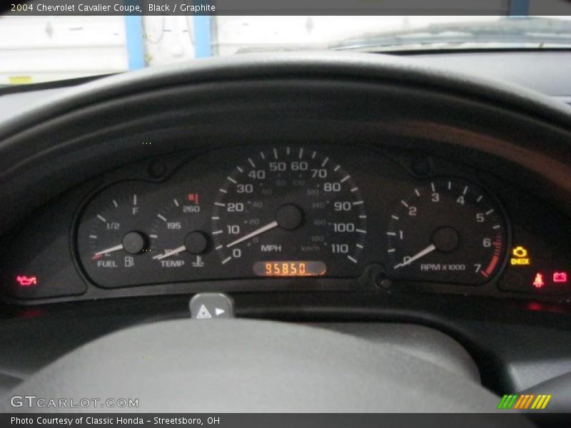 Black / Graphite 2004 Chevrolet Cavalier Coupe