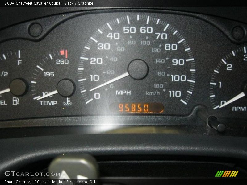 Black / Graphite 2004 Chevrolet Cavalier Coupe