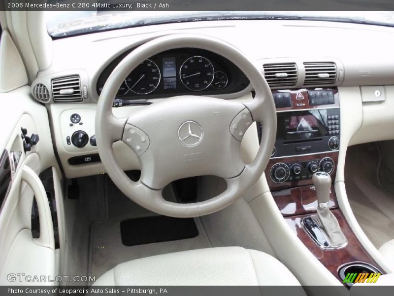 Black / Ash 2006 Mercedes-Benz C 280 4Matic Luxury