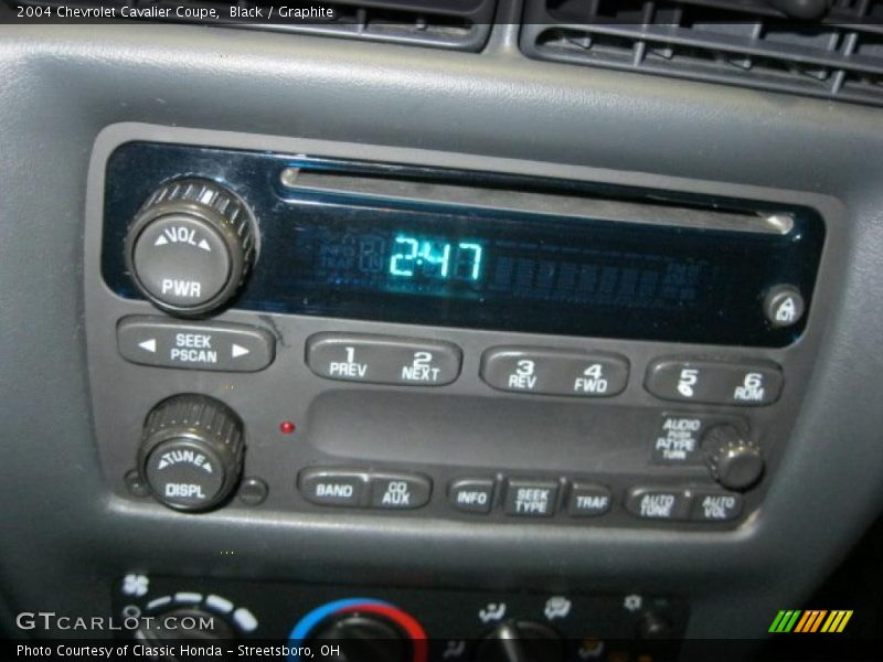 Black / Graphite 2004 Chevrolet Cavalier Coupe