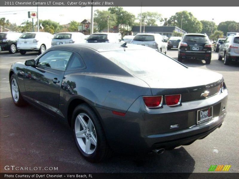 Cyber Gray Metallic / Black 2011 Chevrolet Camaro LT Coupe