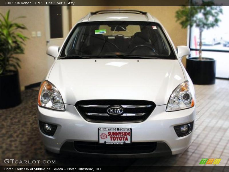 Fine Silver / Gray 2007 Kia Rondo EX V6
