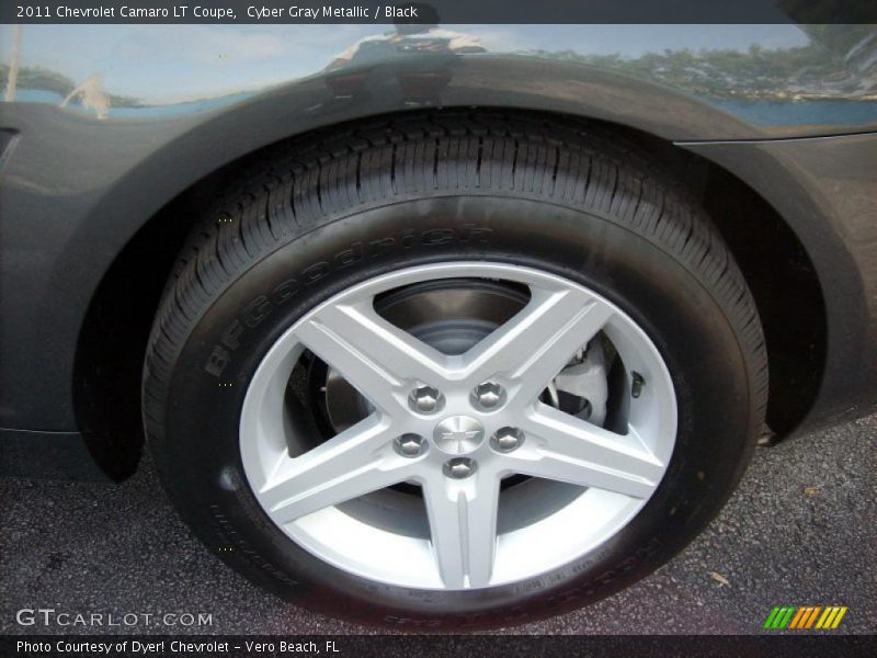 Cyber Gray Metallic / Black 2011 Chevrolet Camaro LT Coupe