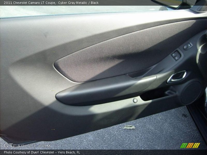 Cyber Gray Metallic / Black 2011 Chevrolet Camaro LT Coupe