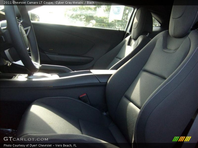 Cyber Gray Metallic / Black 2011 Chevrolet Camaro LT Coupe