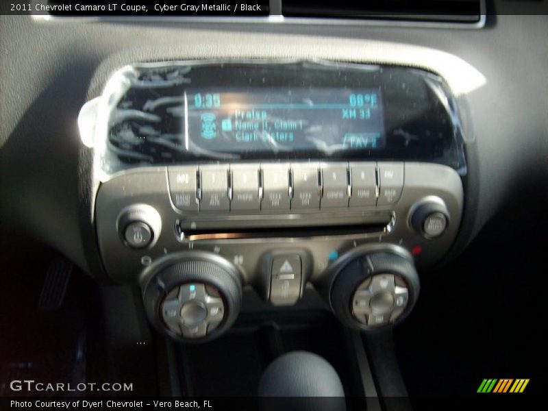 Cyber Gray Metallic / Black 2011 Chevrolet Camaro LT Coupe