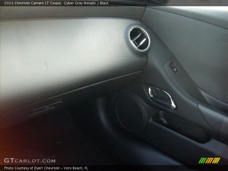 Cyber Gray Metallic / Black 2011 Chevrolet Camaro LT Coupe