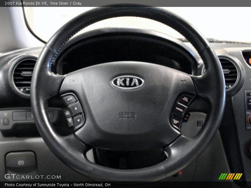 Fine Silver / Gray 2007 Kia Rondo EX V6