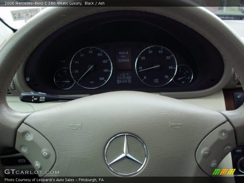 Black / Ash 2006 Mercedes-Benz C 280 4Matic Luxury