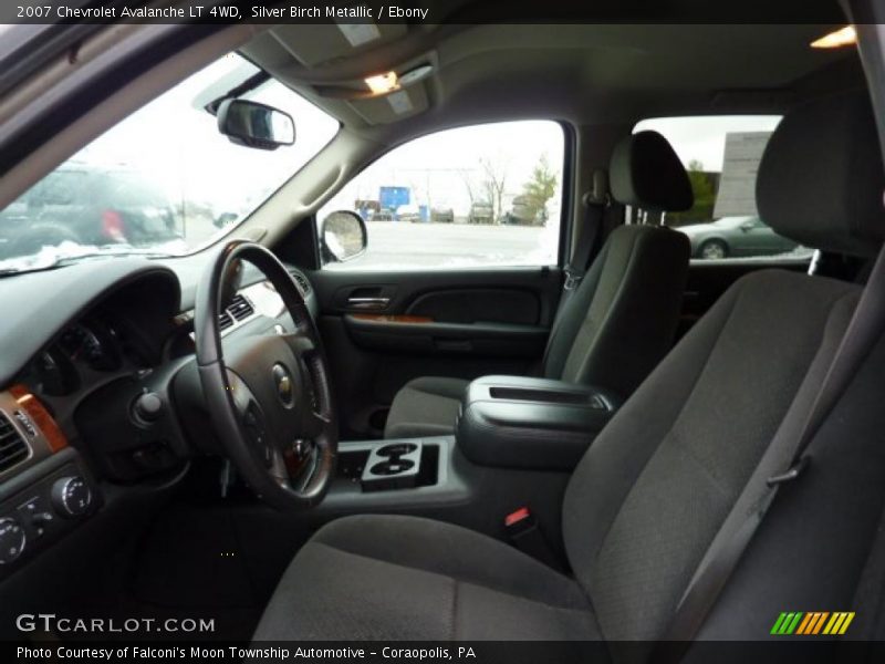 Silver Birch Metallic / Ebony 2007 Chevrolet Avalanche LT 4WD