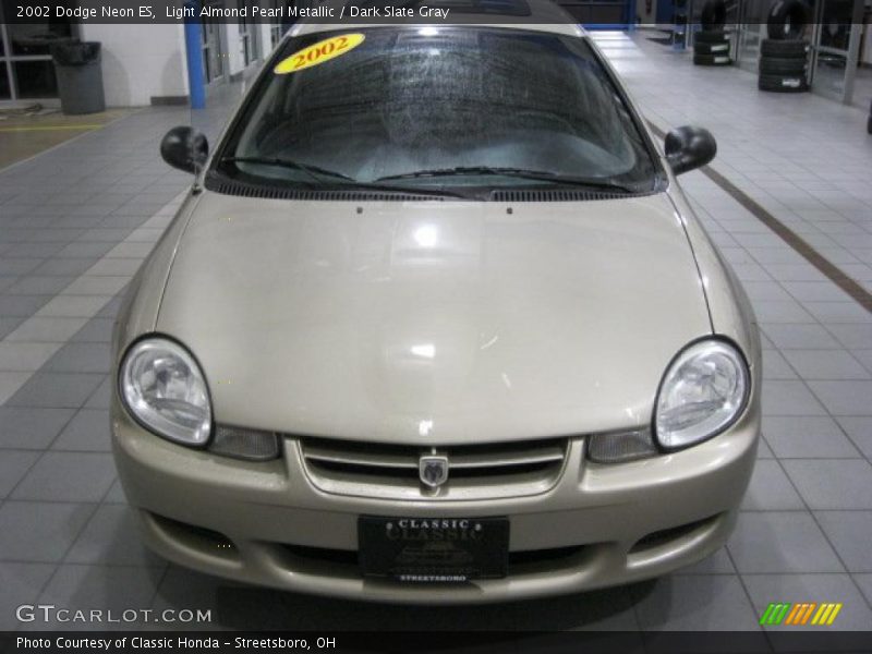 Light Almond Pearl Metallic / Dark Slate Gray 2002 Dodge Neon ES
